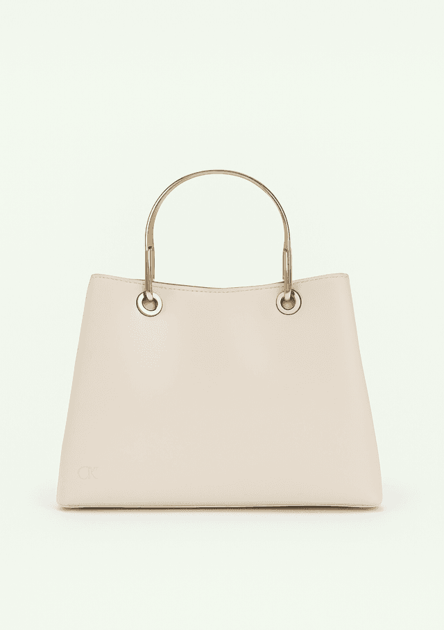 Minimal White Tote